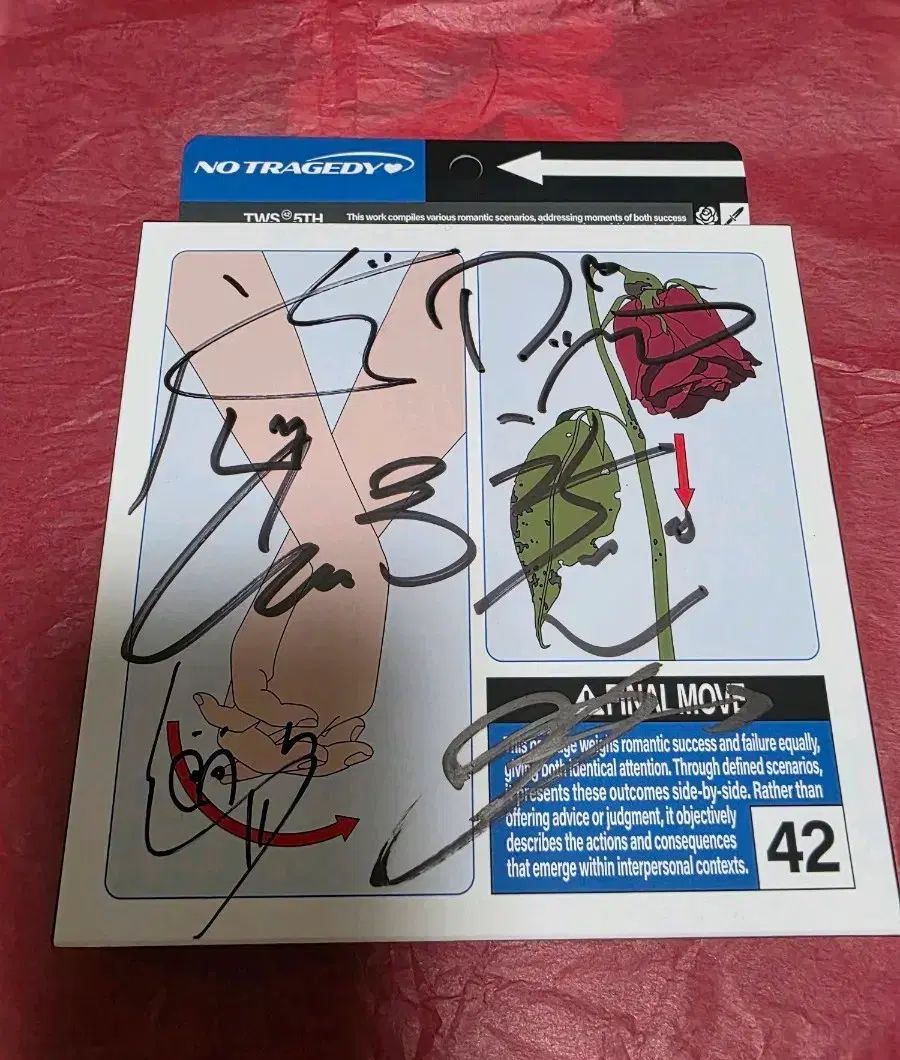 ツアー NOTRAGEDY TWS 5TH サイン入り サイン アルバム