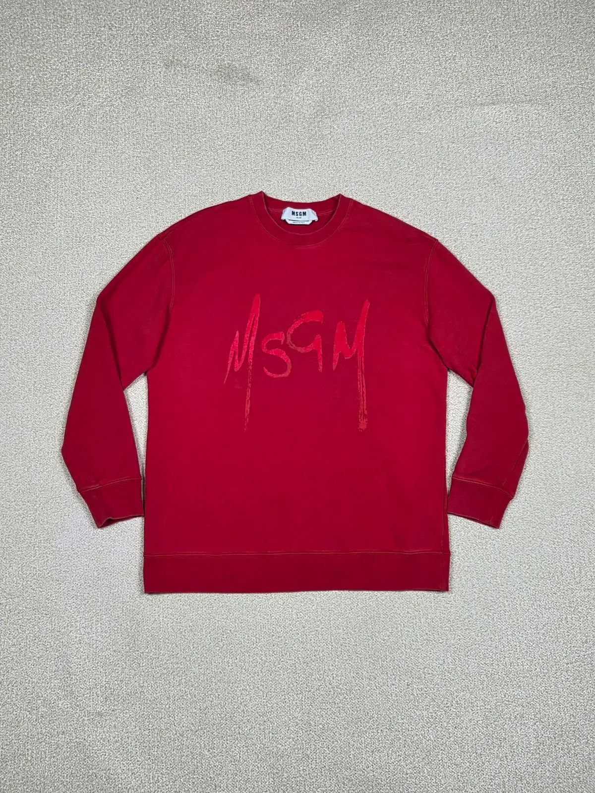 MSGM ブラッシュド ロゴ スウェット | A00334