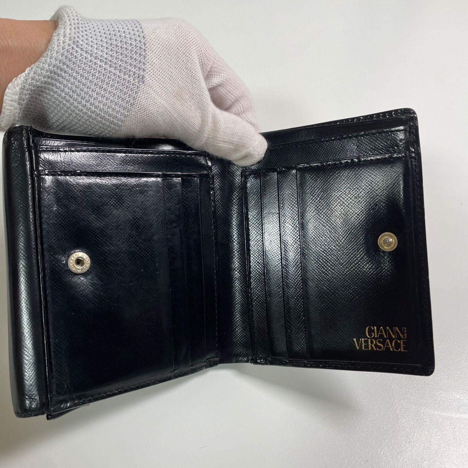 Gianni Versace 二つ折り財布 サンバースト - メルカリ