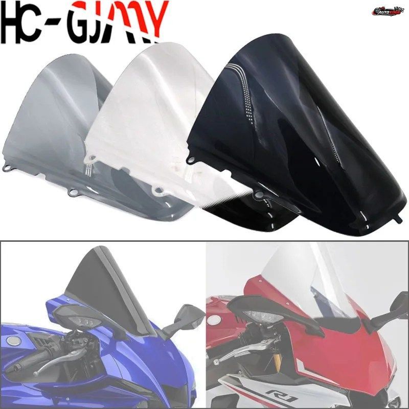 ヤマハ YZF-R1 R1 2020-2024 用モーターサイクルウインドシールドケースフェアリング、ウインドディフレクター、ヘッドライトウインドスク