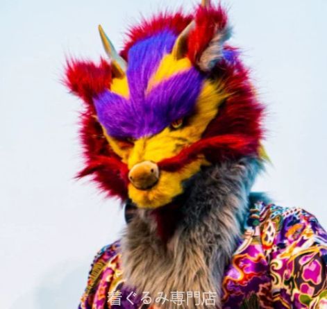 犬　猫　着ぐるみ ヘッド全頭　ヘッド ケモノ ファースーツ ぬいぐるみ コスプレ コスチューム Kurumi 一点物 C772