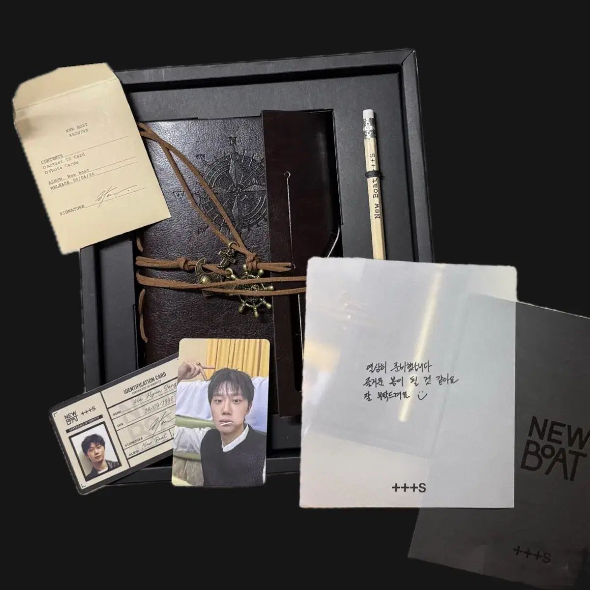 ハ・ヒョンサン(HA HYUNSANG) new boat ペンサ サイン会 プレゼント ノート セット set