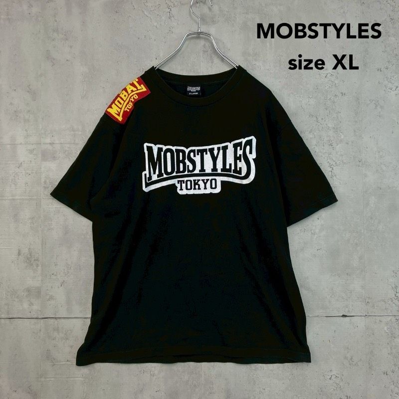 MOBSTYLES モブスタイル XL ブラック Tシャツ エックスラージ 大きい