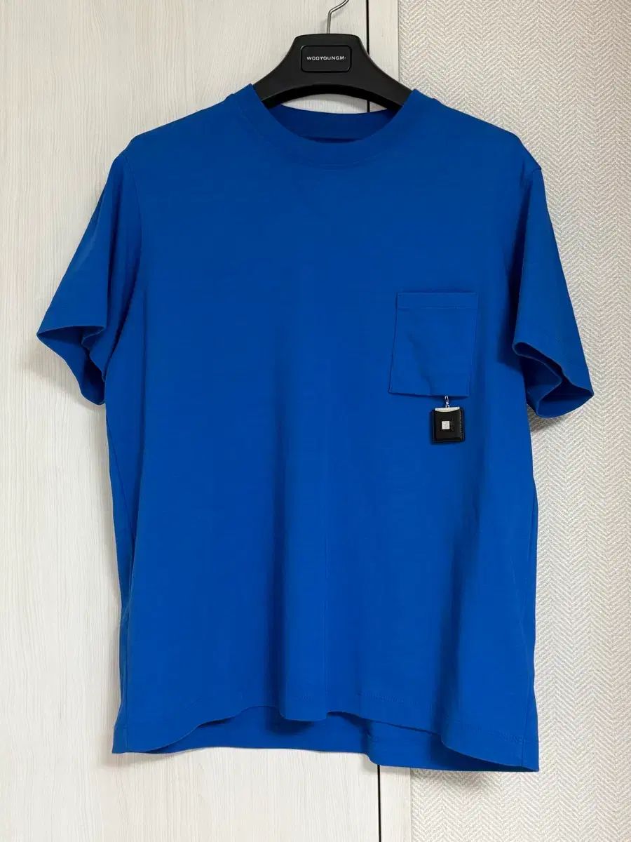 (48) 23SS ウーヨンミ コットン レギュラーフィット 半袖 Tシャツ ブルー