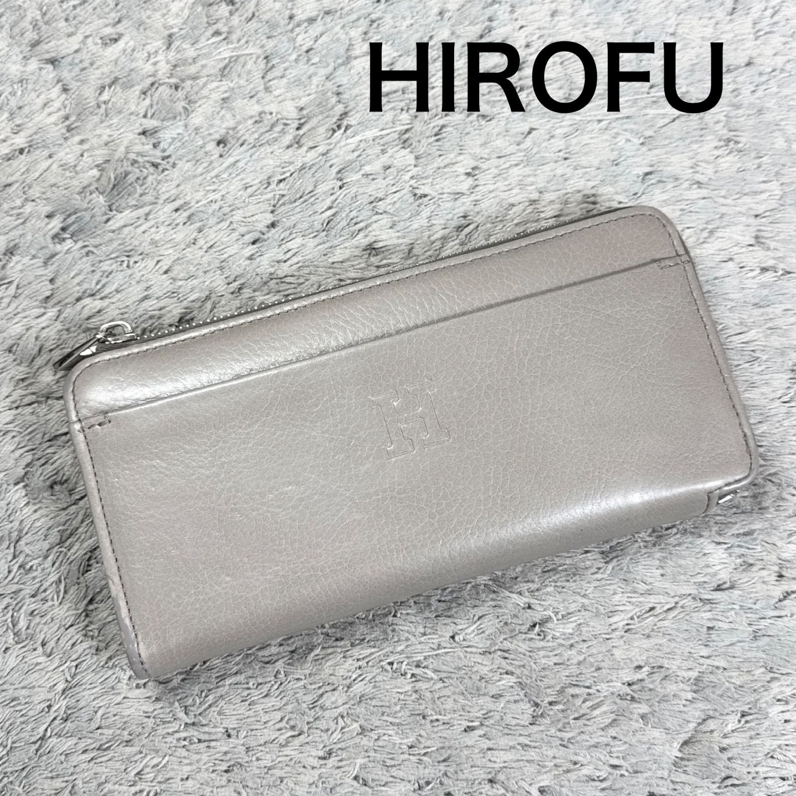 HIROFU ヒロフ プラティカ 長財布 L字ファスナー レザー - メルカリ