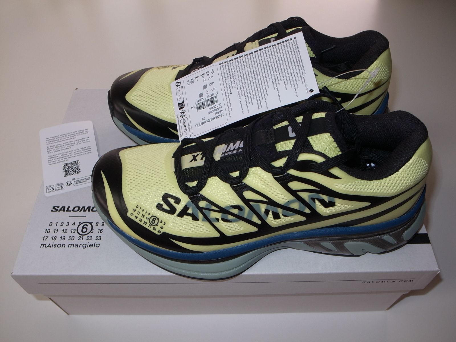 MM6 Maison Margiela x Salomon XT-MM6 25cm lime XT-6 26SS マルジェラ サロモン