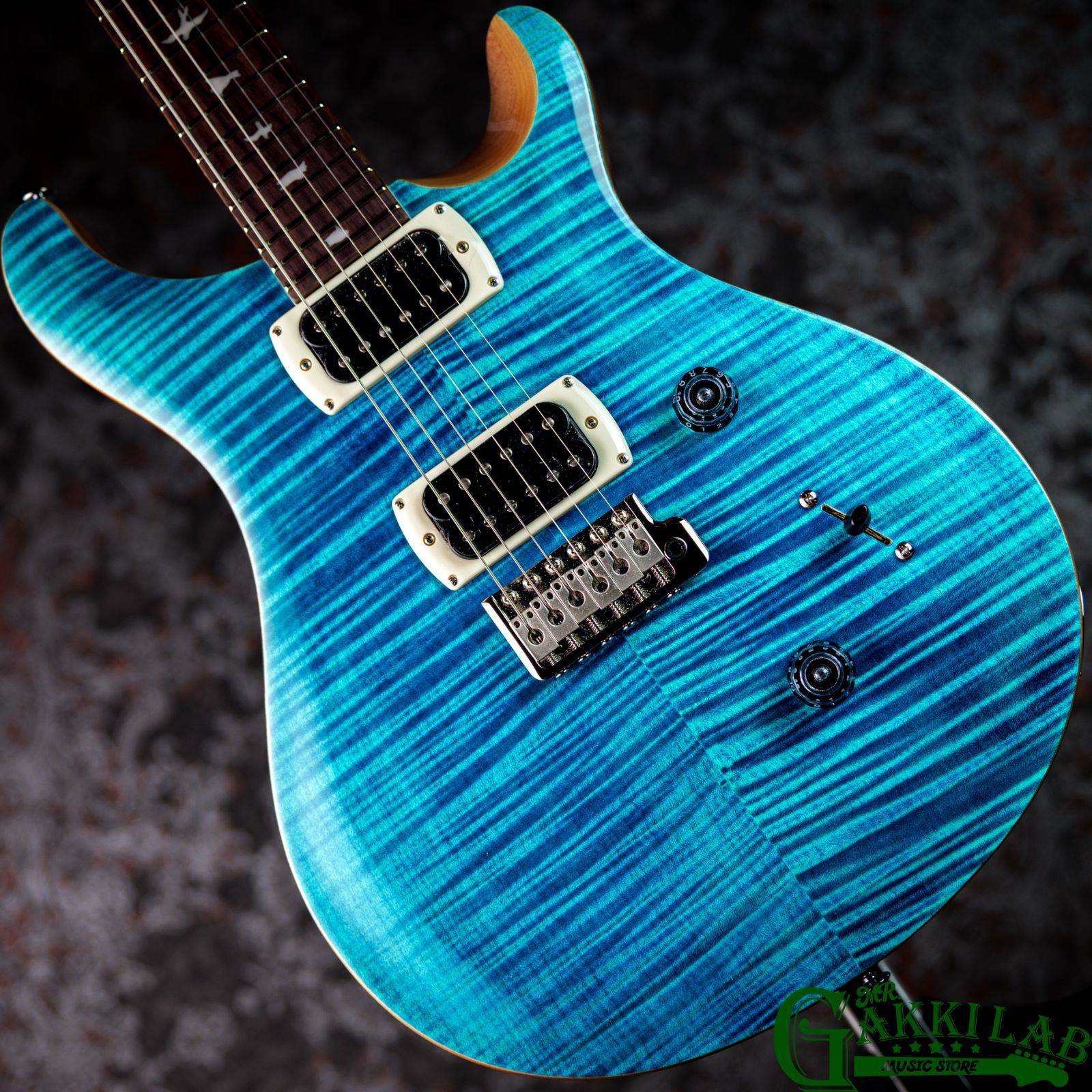 Paul Reed Smith(PRS) SE Custom 24 Blue Matteo (Natural Back
