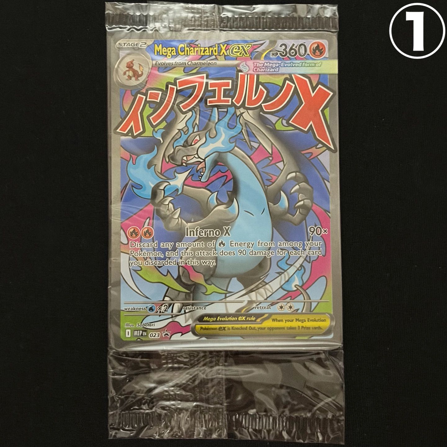 未開封 英語版 メガリザードンX ex MA オドリドリex SAR 2枚入り 