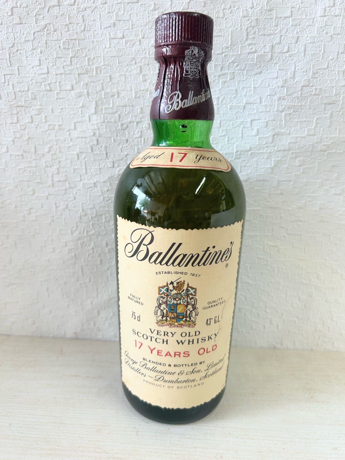 【希少・古酒】バランタイン 17年 ベリーオールド 1980年代 750ml