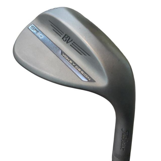【中古】 タイトリスト VOKEY SPIN MILLED SM10 ジェットブラック 58°/08°M ウェッジ WG 純正特注シャフト (フレックスS) メンズ 男性用 右利き 右用 Cランク ゴルフクラブ