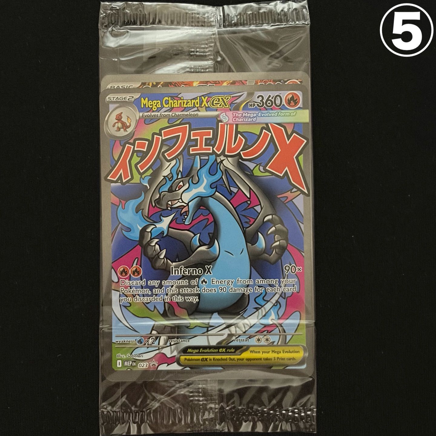 未開封 英語版 メガリザードンX ex MA オドリドリex SAR 2枚入り 