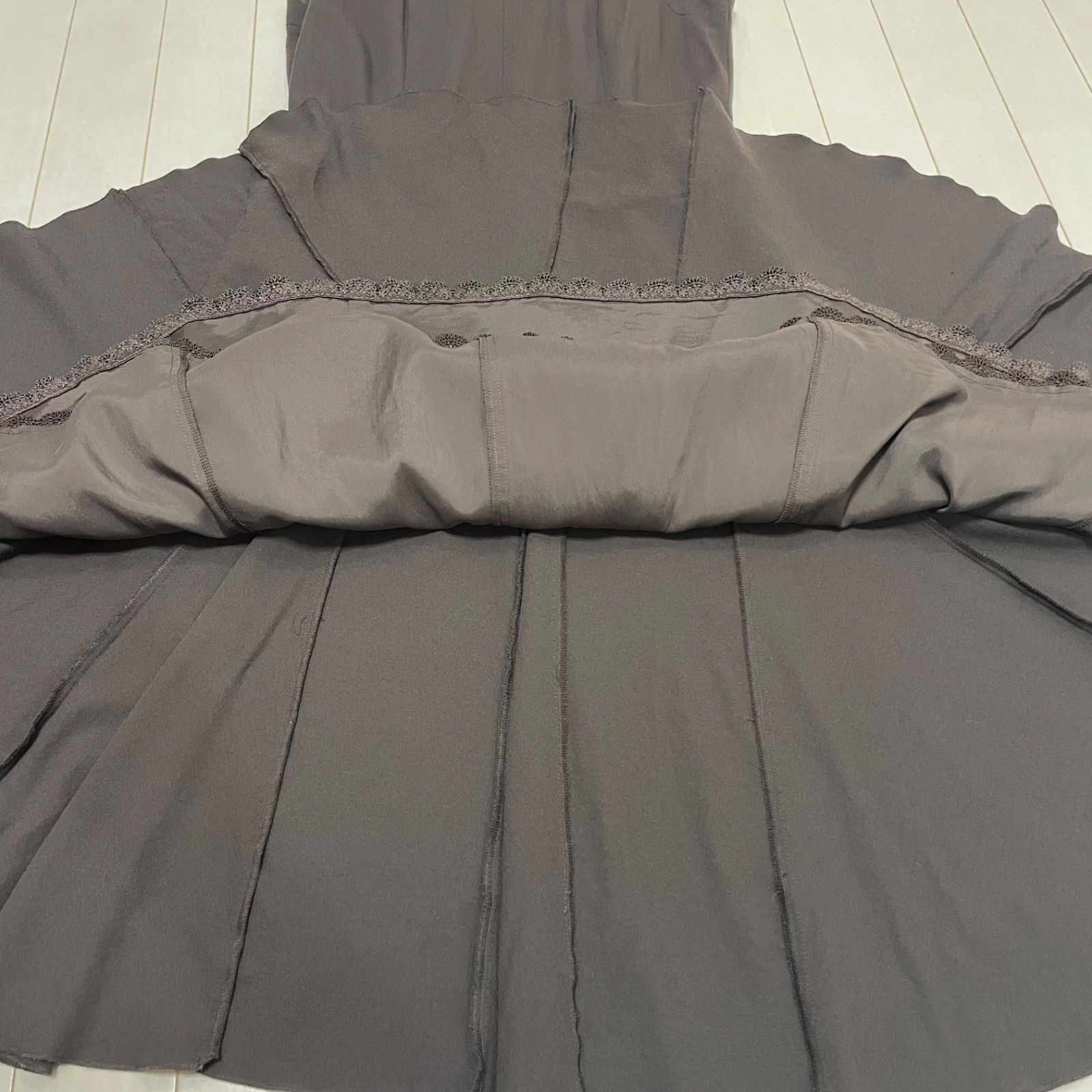 FOXEY BOUTIQUE フォクシー ワンピース サイズ42 ダークブラウン 日本
