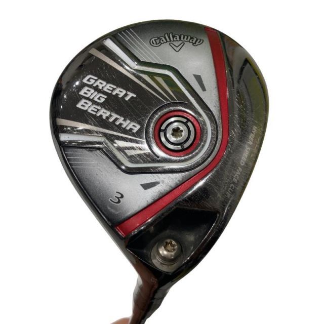 【中古】 キャロウェイ GREAT BIG BERTHA(2015) 3W フェアウェイウッド FW BIG BERTHA(2015)フェアウェイ (フレックスS) メンズ 男性用 右利き 右用 Cランク ゴルフクラブ