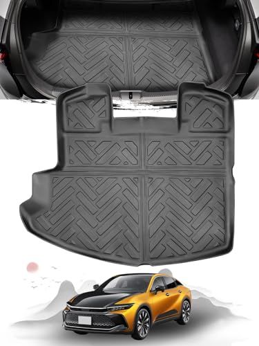 ruiya 折り畳み式 新型 トヨタ クラウン クロスオーバー 35系 ラゲッジマット 専用 クラウンクロスオーバー ラゲッジトレイ 3Ｄラゲッジマット 防水 滑らない TPE素材 防汚 超耐久性 簡単使用 無臭 折り皺なし トランクマット アクセサリー ts