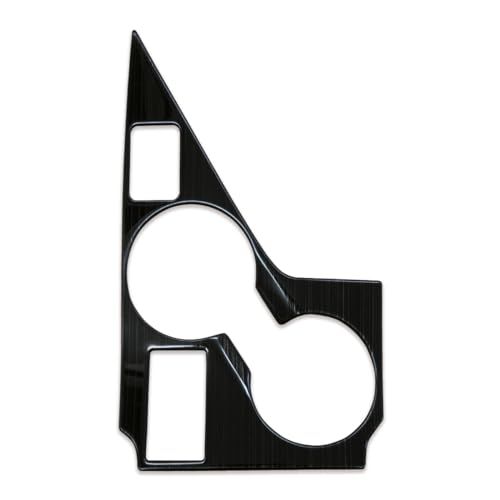 【エコーズプロダクト】クロストレック インプレッサ GU系 専用 ドリンクホルダー周り インテリアパネル 1PCS 艶有ブラックヘアライン パーツ カスタム アクセサリー ドレスアップ 内装 オプション ドレスアップ (艶有ブラックヘアライン)ts