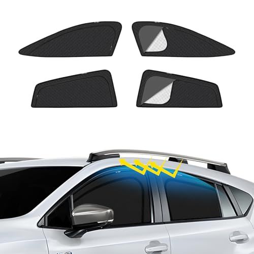 スバル クロストレック GU系 車種専用 メッシュカーテン サンシェード 遮光 換気 CROSSTREK 3代目 サイド用 2in1 カーテン 日除け 虫避け マグネット カーシェード 通風 UVカット運転席 助手席 インテリア アクセサリー カスタム 4ts