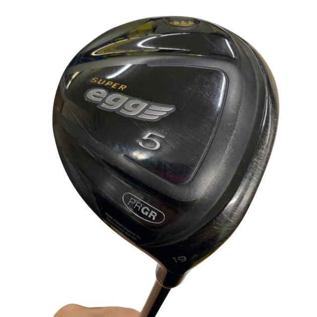 【中古】 プロギア SUPER egg(2017) 5W フェアウェイウッド FW eggオリジナルカーボン (フレックスR) メンズ 男性用 右利き 右用 Dランク ゴルフクラブ