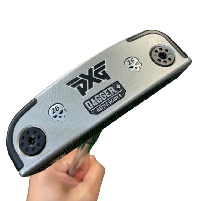 【中古】 PXG BATTLE READY II DAGGER+(センターシャフト) パター PT スチール (フレックスその他) メンズ 男性用 右利き 右用 Cランク ゴルフクラブ