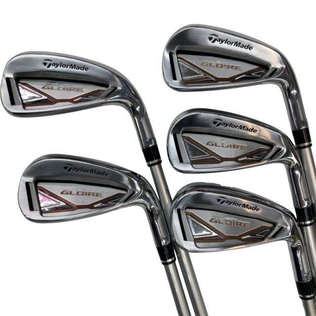 【中古】 テーラーメイド SIM GLOIRE 5S アイアンセット IR 純正特注シャフト (フレックスS) メンズ 男性用 右利き 右用 Cランク ゴルフクラブ