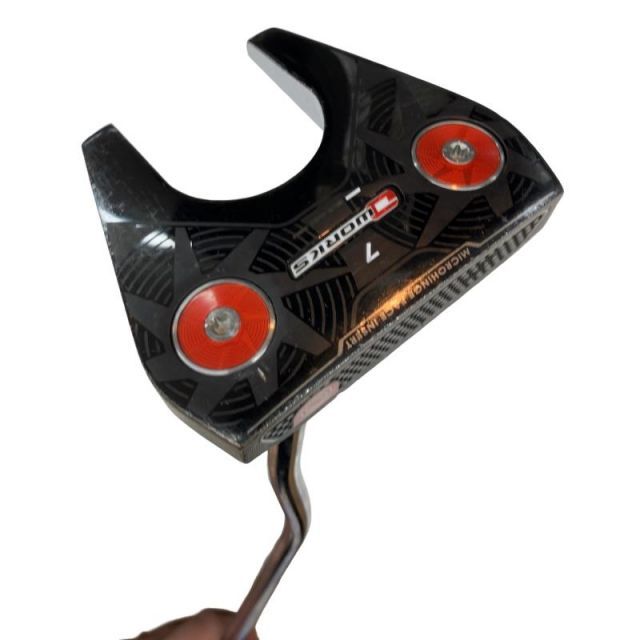 【中古】 オデッセイ O WORKS #7 33インチ パター PT スチール (フレックスその他) メンズ 男性用 右利き 右用 Cランク ゴルフクラブ
