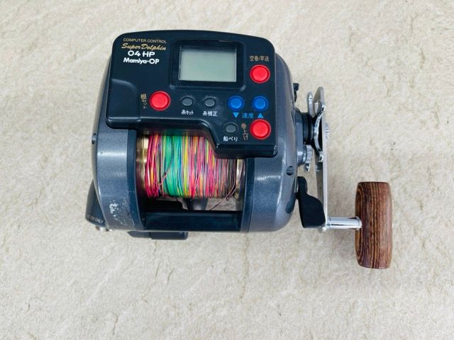 電動リール Mamiya-OP Super Dolphin 04HP 【中古】マミヤ オーピー