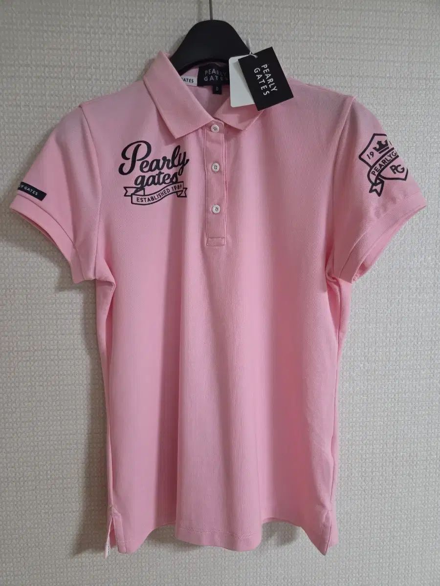 パーリーゲイツ 半袖 カラーTシャツ ピンク