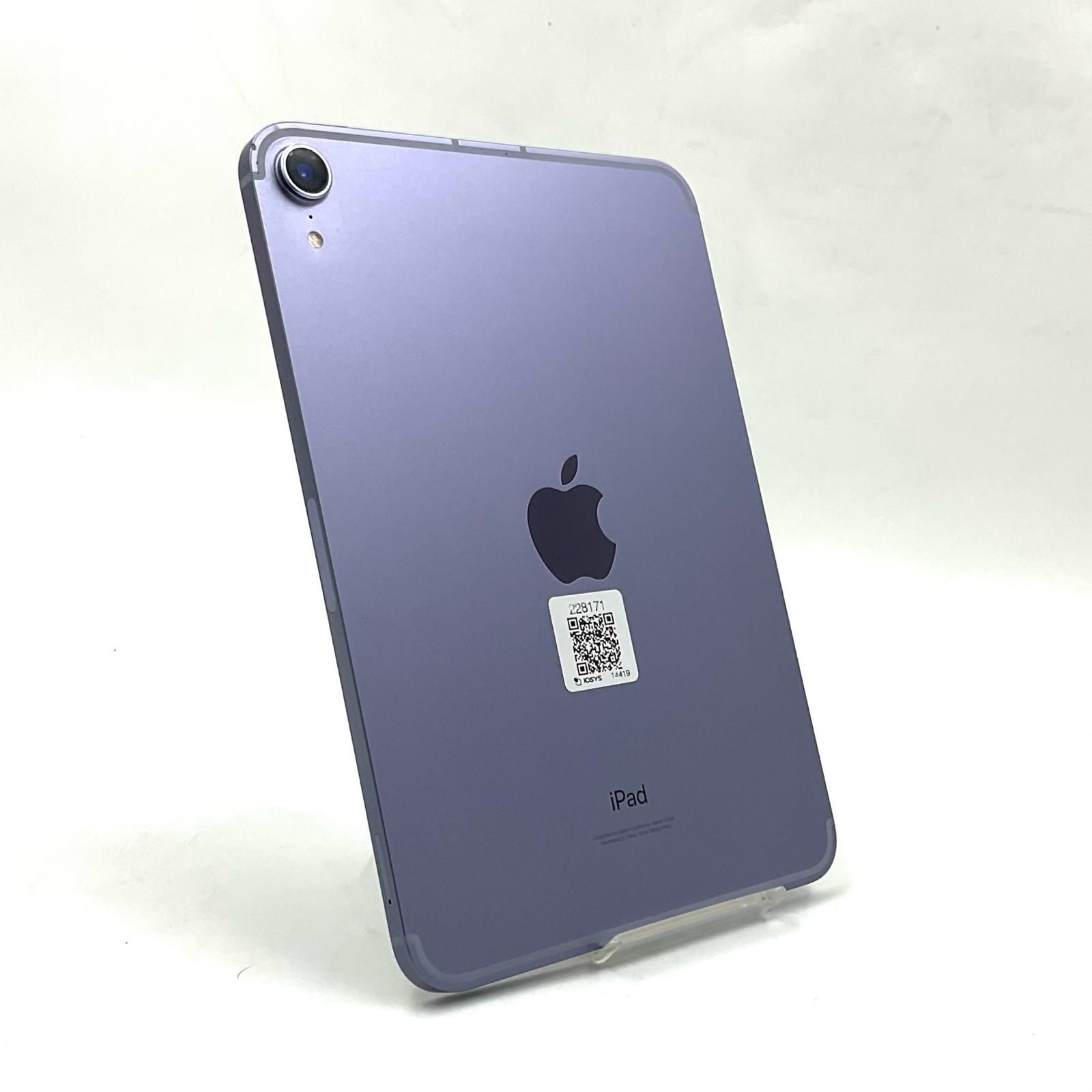 iPad mini 第6世代 256GB パープル WiFi+Cellular - メルカリ