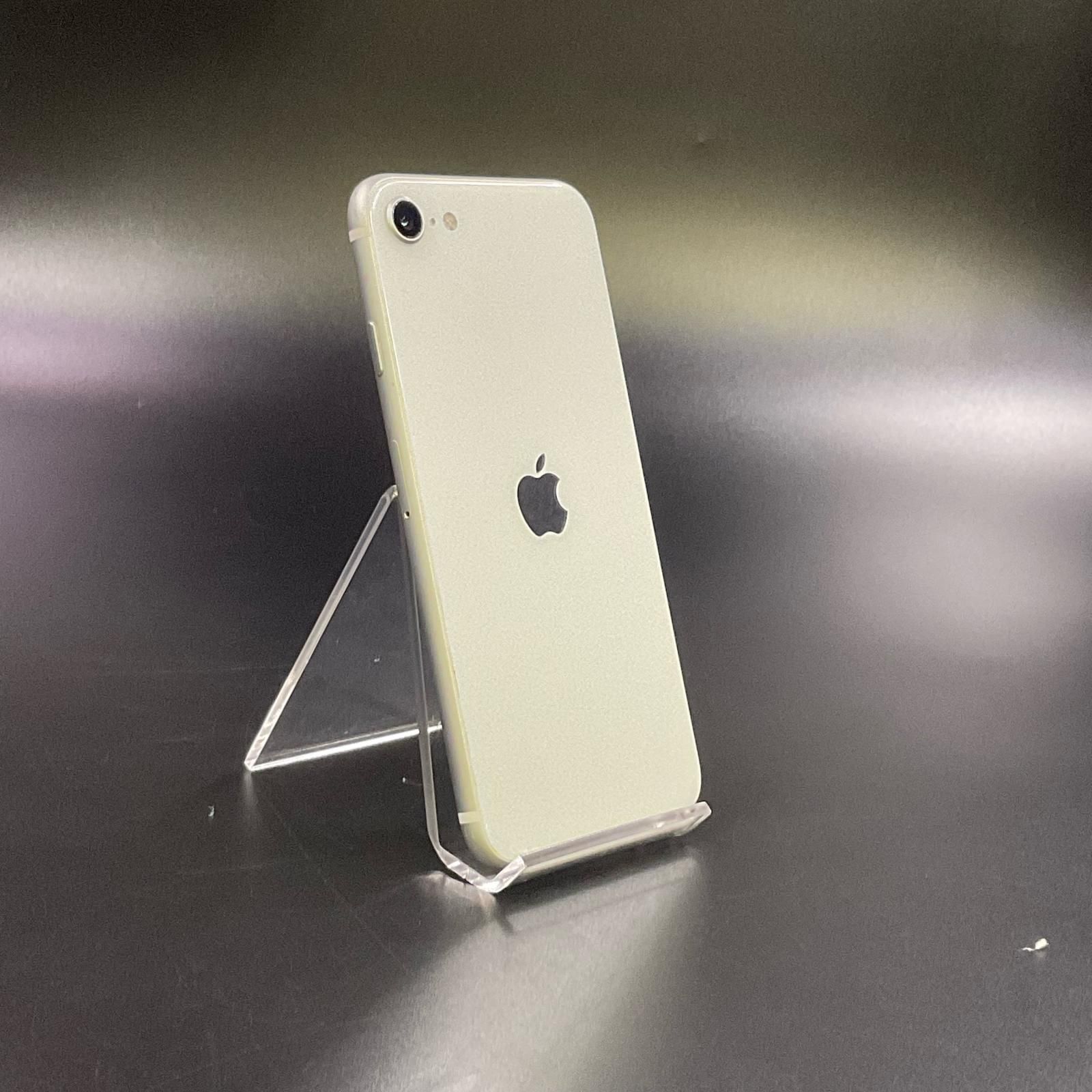 【全額返金保証】【最速発送】 iPhone SE（第2世代） 64GB ホワイト Softbank 白ロム 動作確認済 84%