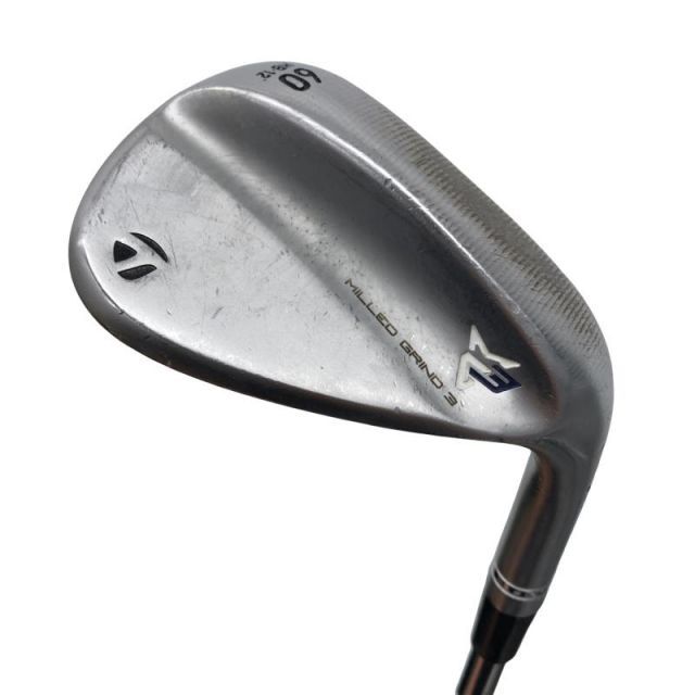 【中古】 テーラーメイド Taylor Made MILLED GRIND 3 60°/12° ウェッジ WG Dynamic Gold (フレックスS) メンズ 男性用 右利き 右用 Dランク ゴルフクラブ