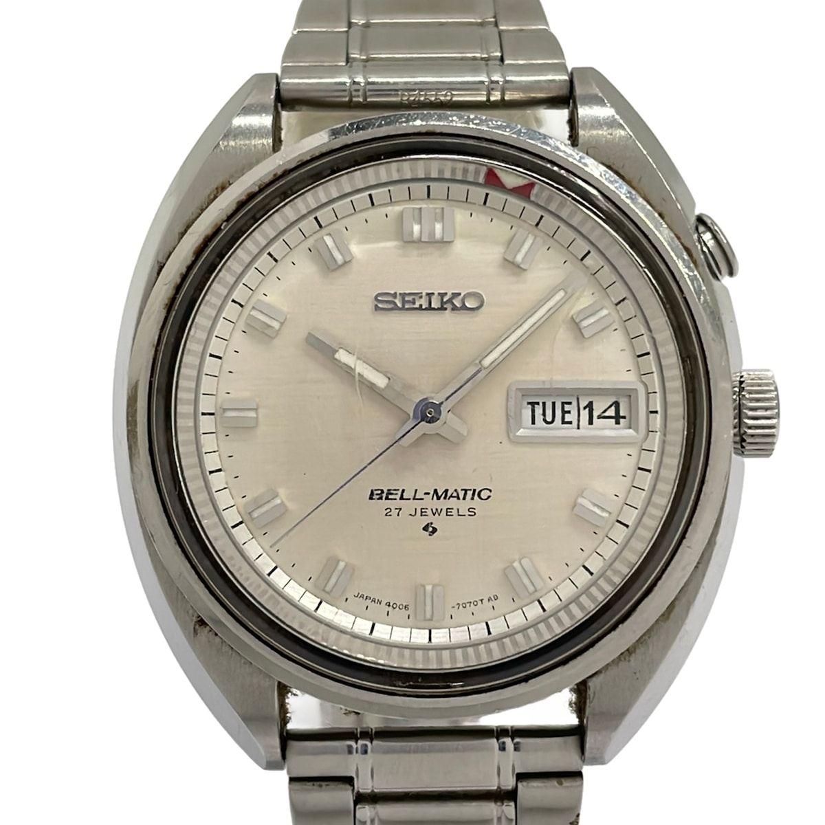 SEIKO(セイコー) 腕時計 BELL-MATIC(ベルマチック) 4006-7000 メンズ 社外ベルト シルバー