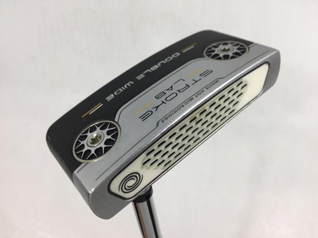 返品OK 【中古ゴルフクラブ】オデッセイ STROKE LAB(ストローク ラボ) DOUBLE WIDE パター 2019 オリジナルスチール パター