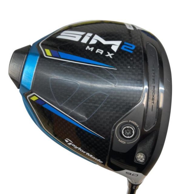 【中古】 テーラーメイド SIM2 MAX 9° ドライバー DR TENSEI BLUE TM50(SIM2 DR) (フレックスS) メンズ 男性用 右利き 右用 Cランク ゴルフクラブ