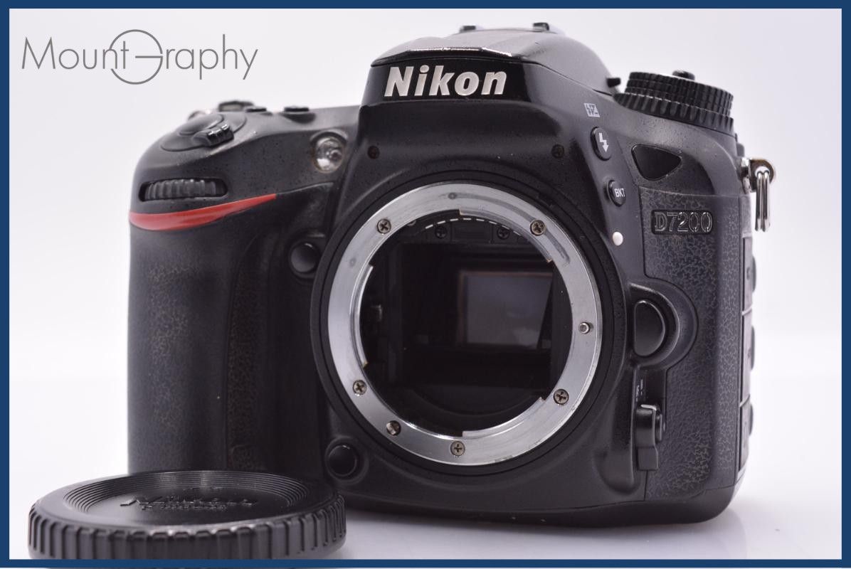 【動作保証】 ニコン Nikon D7200 ボディーキャップ付 同梱無料 #am7638