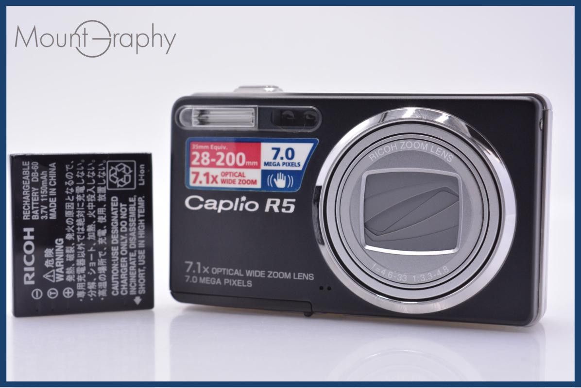 【動作保証】 リコー RICOH Caplio R5 7.1x バッテリー付属 同梱無料 #am7711