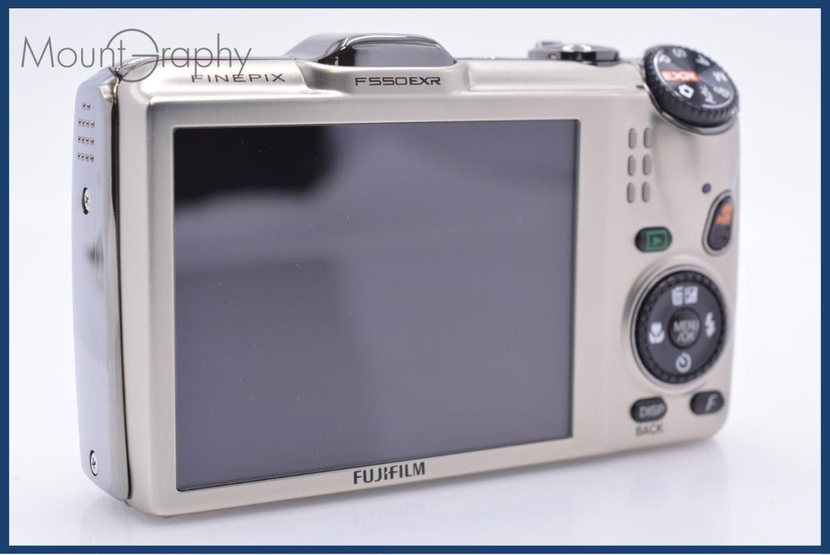 美品・動作保証】 富士フイルム FUJIFILM FinePix F550EXR 15x 同梱