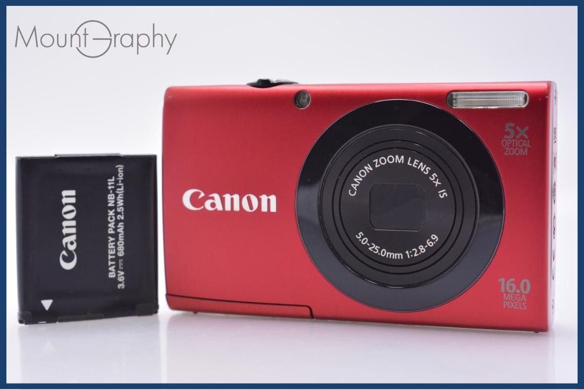 【動作保証】 キヤノン Canon PowerShot A3400 IS 5x バッテリー付属 同梱無料 #am7788