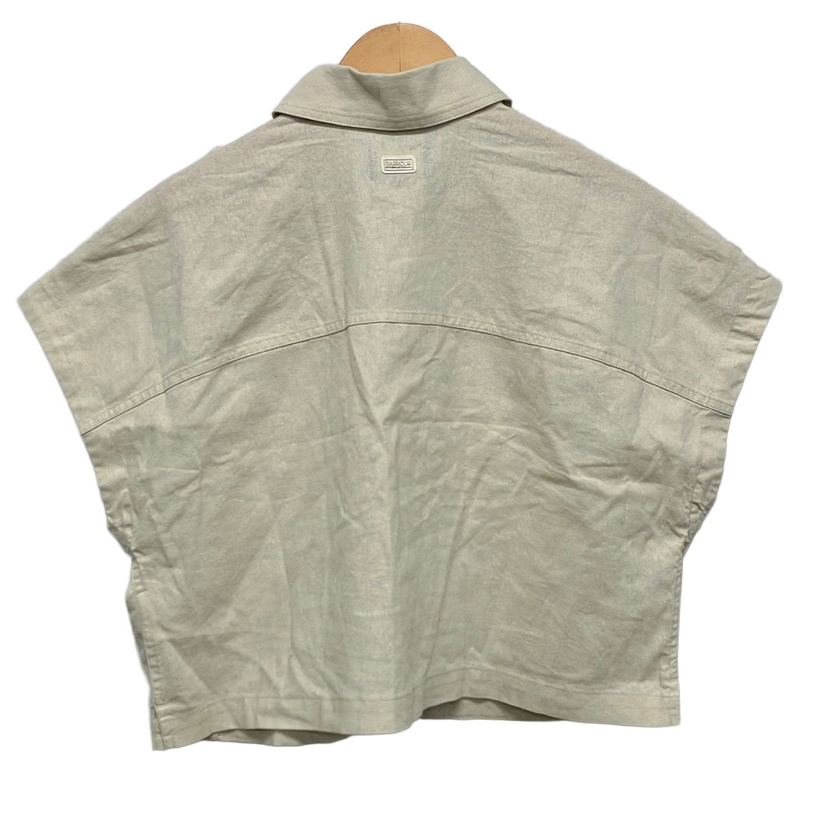 Barbour(バーブァー) ジャケット サイズEURO 34 - アイボリー 半袖/春 