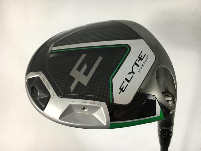 返品OK 【中古ゴルフクラブ】【超美品】キャロウェイ ELYTE MAX FAST (エリート マックスファスト) ドライバー 2025 (日本仕様) LIN-Q GREEN 40 for Callaway 1W
