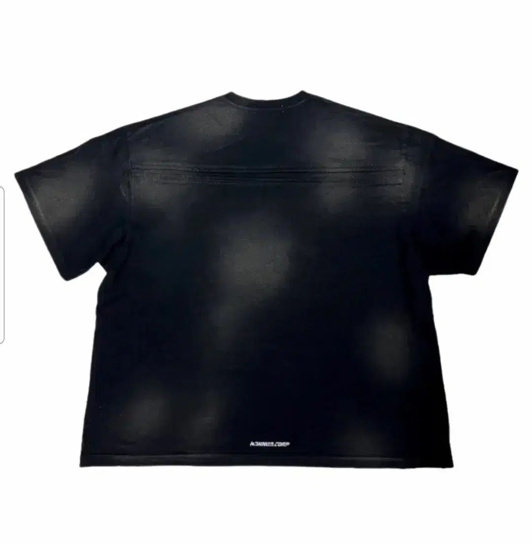 Nonnod バッグ デザインテープ Tシャツ ウォッシュド ブラック サイズ 2 ほぼ新品