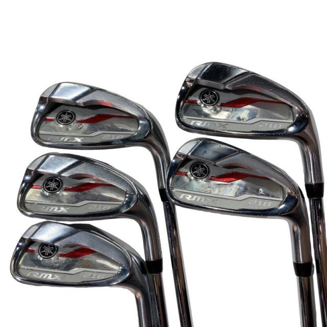 【中古】 ヤマハ RMX 218 5S アイアンセット IR 純正特注シャフト (フレックスS) メンズ 男性用 右利き 右用 Cランク ゴルフクラブ