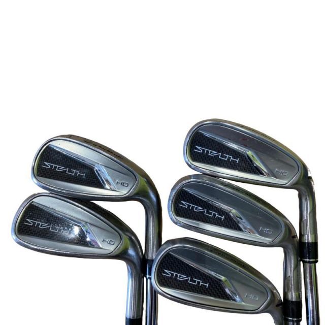 【中古】 テーラーメイド STEALTH HD(2023) 5S アイアンセット IR KBS MAX MT80 JP (フレックスS) メンズ 男性用 右利き 右用 Cランク ゴルフクラブ