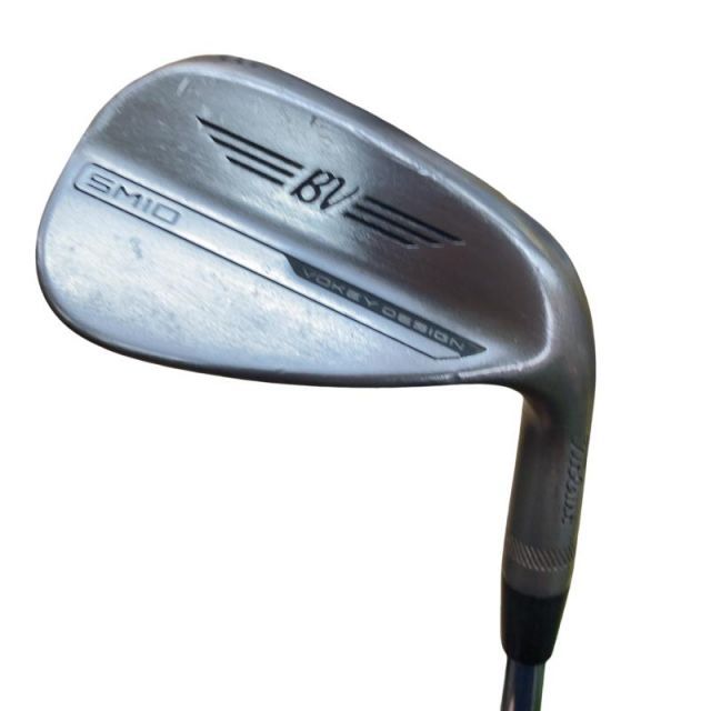 【中古】 タイトリスト VOKEY SPIN MILLED SM10 ツアークロム 48°/10°F ウェッジ WG リシャフト (フレックスその他) メンズ 男性用 右利き 右用 Cランク ゴルフクラブ