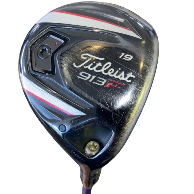 【中古】 タイトリスト 913 F 19° フェアウェイウッド FW 純正特注シャフト (フレックスS) メンズ 男性用 右利き 右用 Cランク ゴルフクラブ