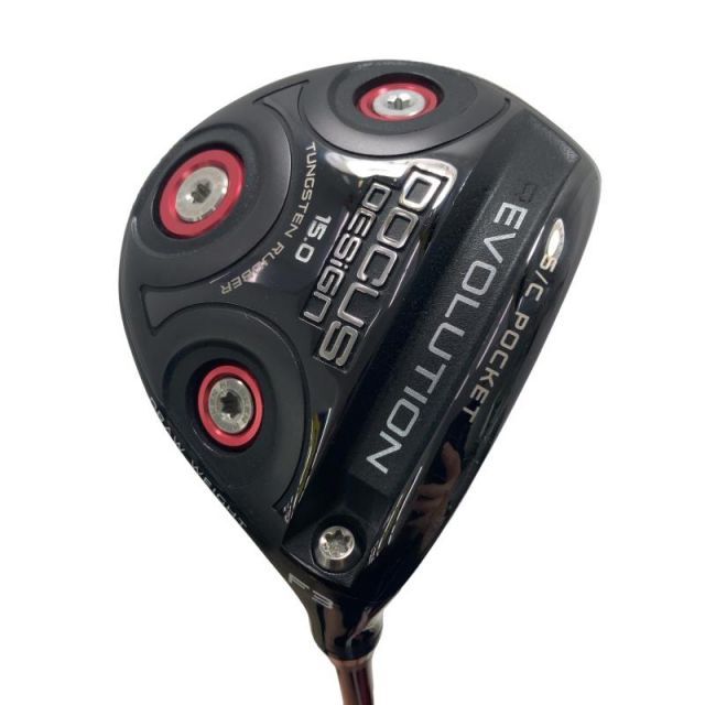 【中古】 DOCUS DOCUS DESIGN REVOLUTION F3 フェアウェイウッド FW DOCUS Slugger T2 For FW (フレックスR) メンズ 男性用 右利き 右用 Cランク ゴルフクラブ