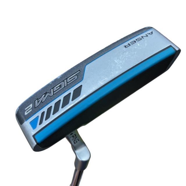 【中古】 ピン SIGMA 2 ANSER プラチナム 33インチ(PP60) パター PT スチール (フレックスその他) メンズ 男性用 右利き 右用 Cランク ゴルフクラブ