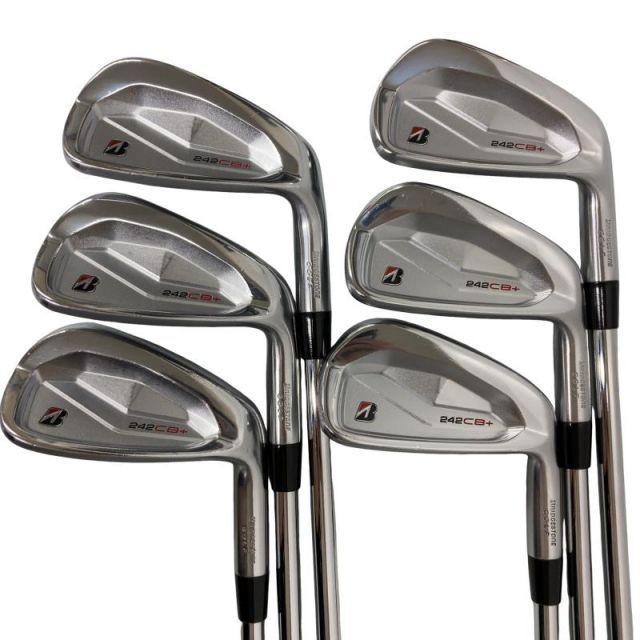 【中古】 ブリヂストン BRIDGESTONE 242CB+ 6S アイアンセット IR リシャフト (フレックスその他) メンズ 男性用 右利き 右用 Cランク ゴルフクラブ