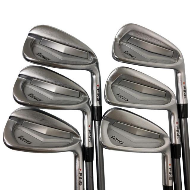 【中古】 ピン i210 6S アイアンセット IR リシャフト (フレックスその他) メンズ 男性用 右利き 右用 Cランク ゴルフクラブ