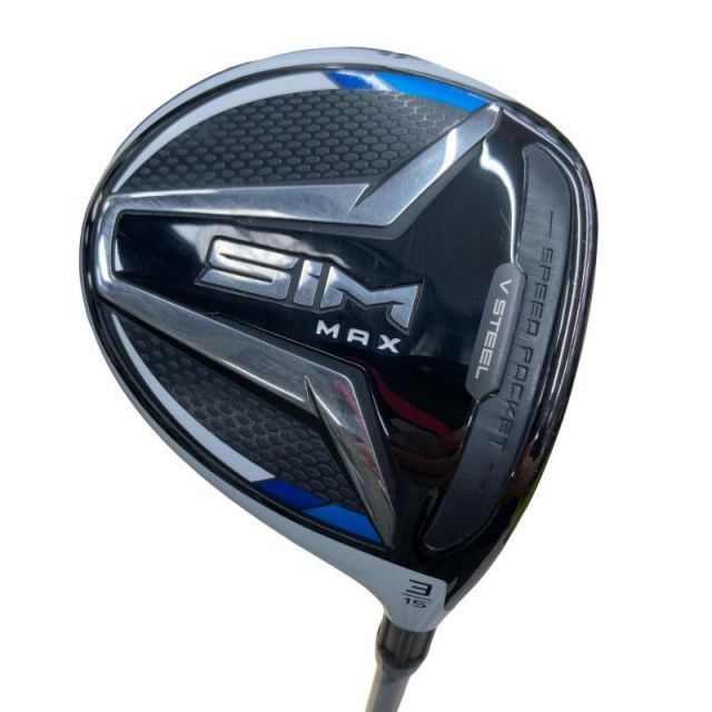 【中古】 テーラーメイド SIM MAX 3W フェアウェイウッド FW Speeder 661 EVOLUTION VI (フレックスS) メンズ 男性用 右利き 右用 Cランク ゴルフクラブ