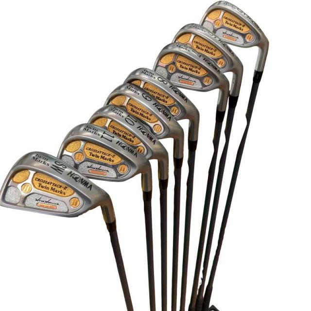 【中古】 本間ゴルフ Twin Marks CROSSATTACK-II 8S アイアンセット IR GRAPHITE (フレックスその他) メンズ 男性用 右利き 右用 Cランク ゴルフクラブ