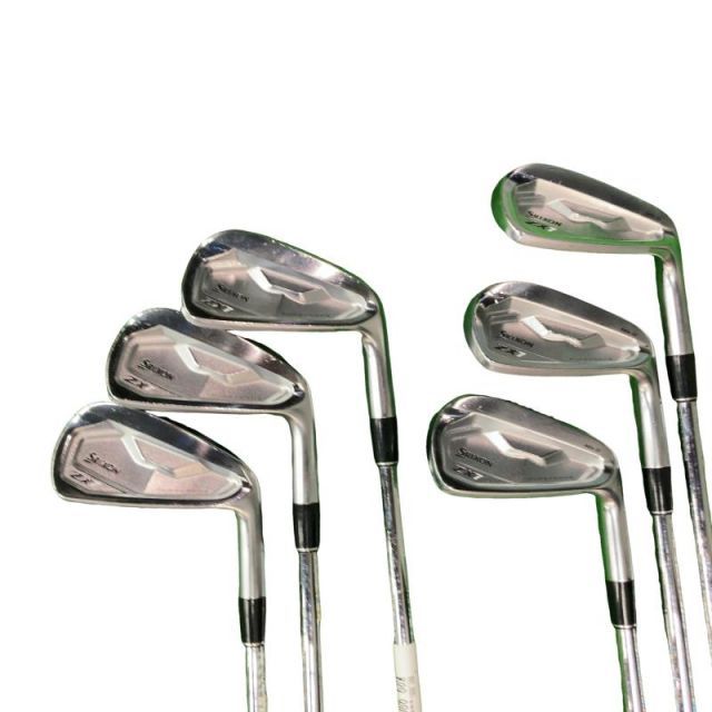 【中古】 ダンロップ SRIXON ZX7 Mk II 6S アイアンセット IR 純正特注シャフト (フレックスS) メンズ 男性用 右利き 右用 Cランク ゴルフクラブ
